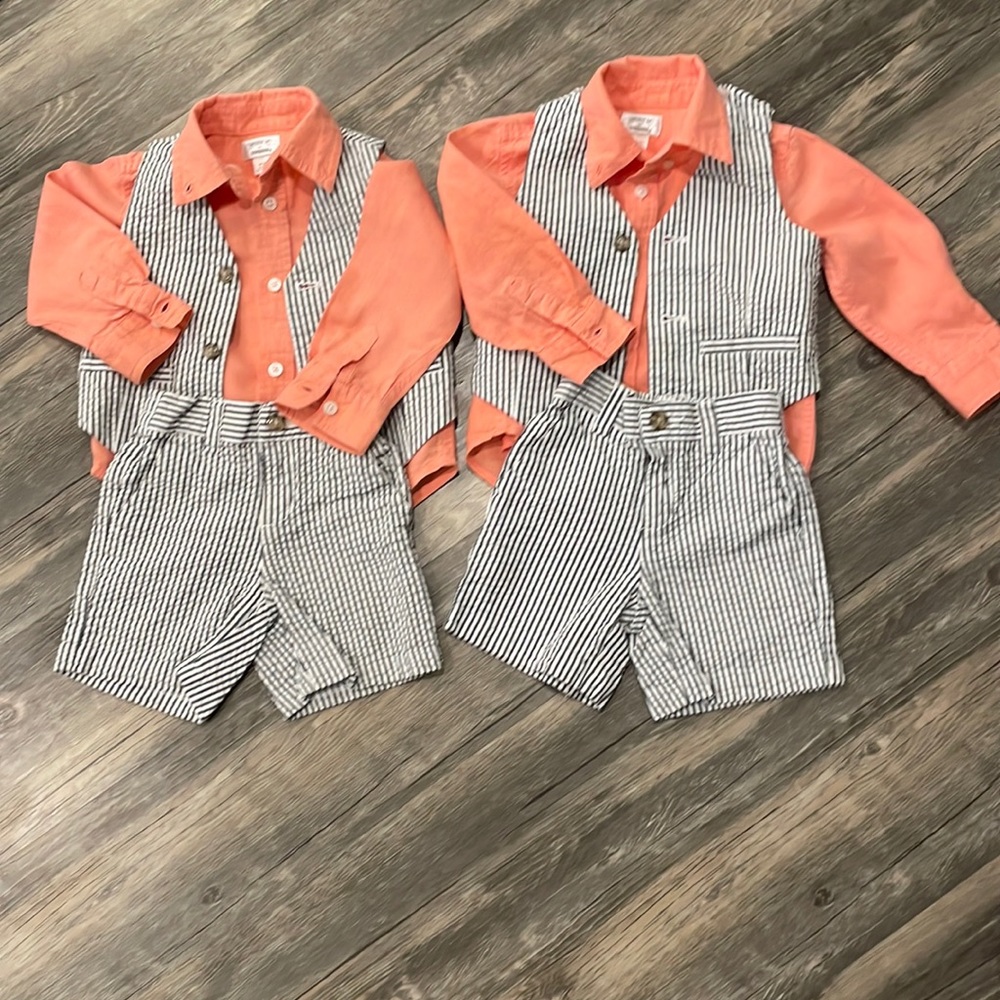👶🏻👶🏻Gymboree formalwear for twins👶🏻👶🏻